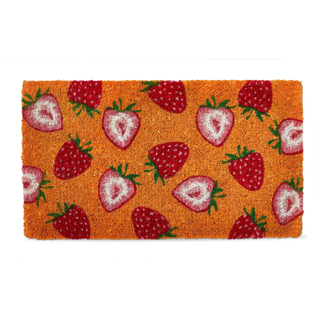 1'6" x 2'6" Strawberries Coir Mat Multi Everyday Indoor Outdoor Doormat